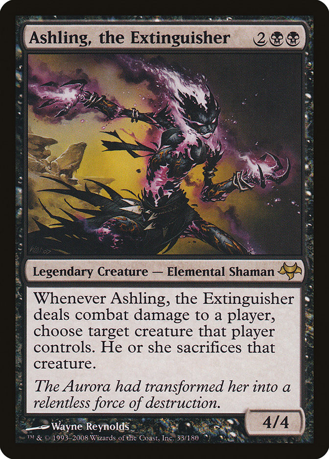 Ashling, the Extinguisher – Rare Magic: The Gathering card from Eventide (#33)