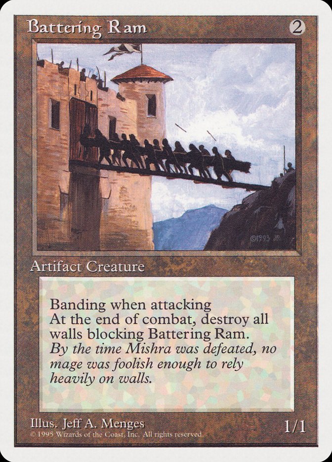 Battering Ram – Common Magic: The Gathering card from Rivals Quick Start Set (#47)