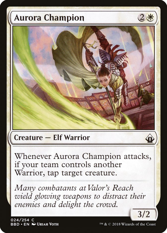 Aurora Champion – Common Magic: The Gathering card from Battlebond (#24)