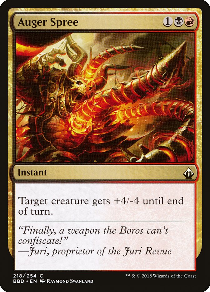 Auger Spree – Common Magic: The Gathering card from Battlebond (#218)