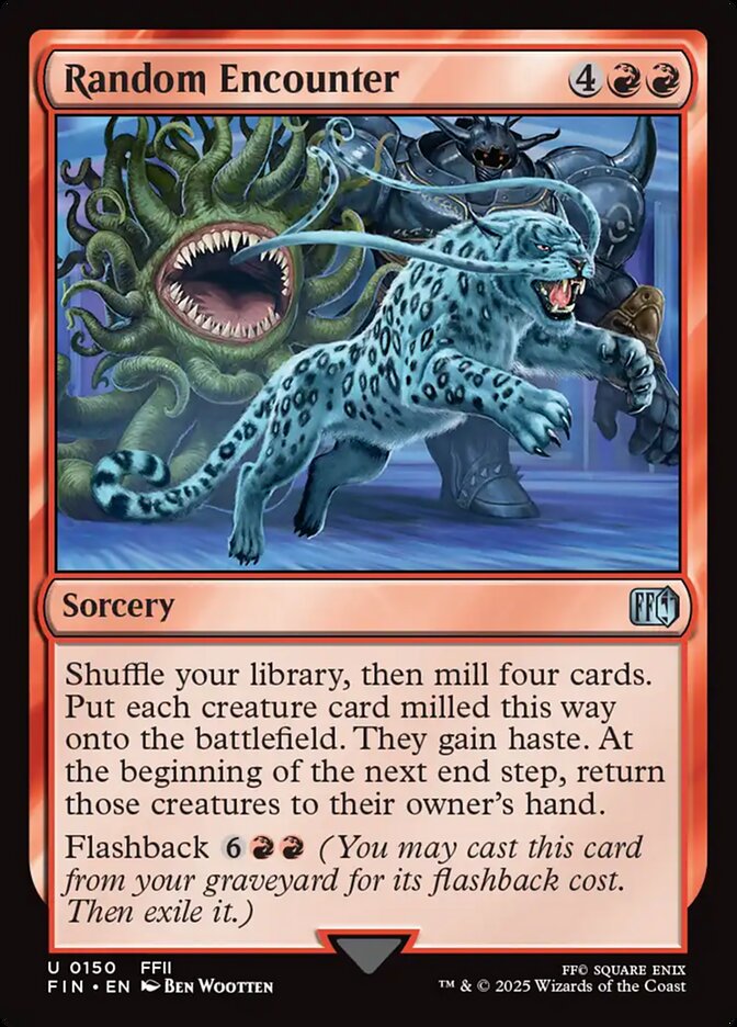 Random Encounter – Uncommon Magic: The Gathering card from Final Fantasy (#150)