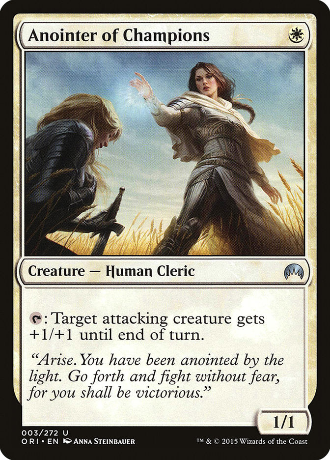 Anointer of Champions – Uncommon Magic: The Gathering card from Magic Origins (#3)