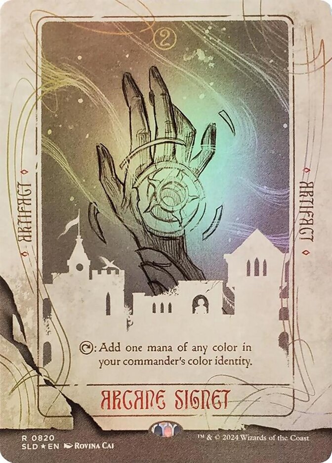 Arcane Signet – Rare Magic: The Gathering card from Secret Lair Drop (#820★)