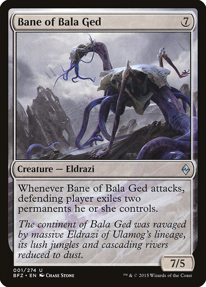 Bane of Bala Ged – Uncommon Magic: The Gathering card from Battle for Zendikar (#1)