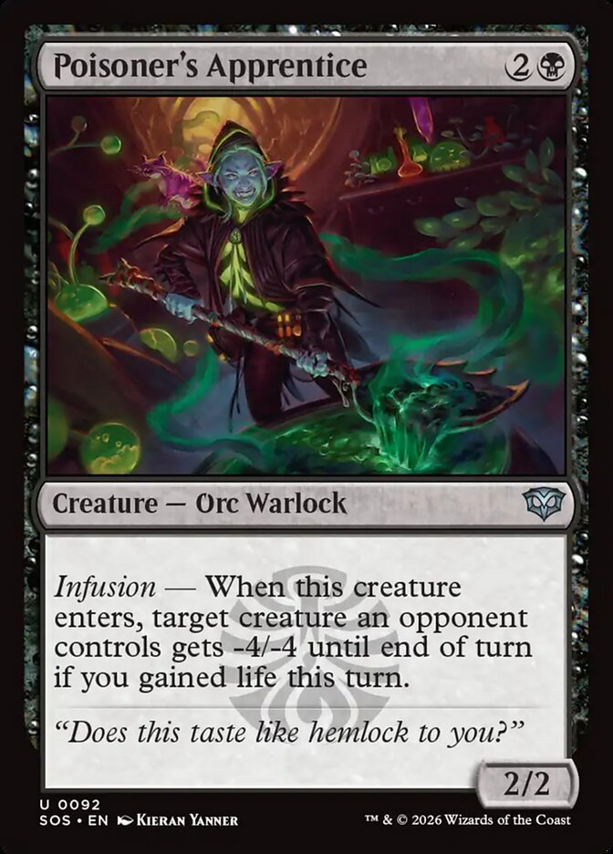 Poisoner's Apprentice (SOS 92)