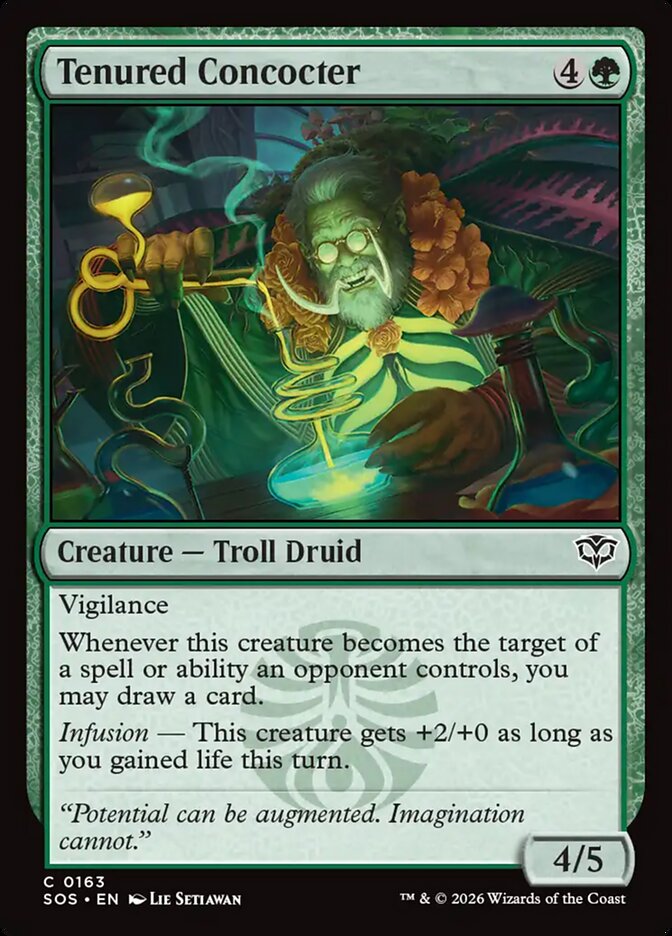 Tenured Concocter – Common Magic: The Gathering card from Secrets of Strixhaven (#163)