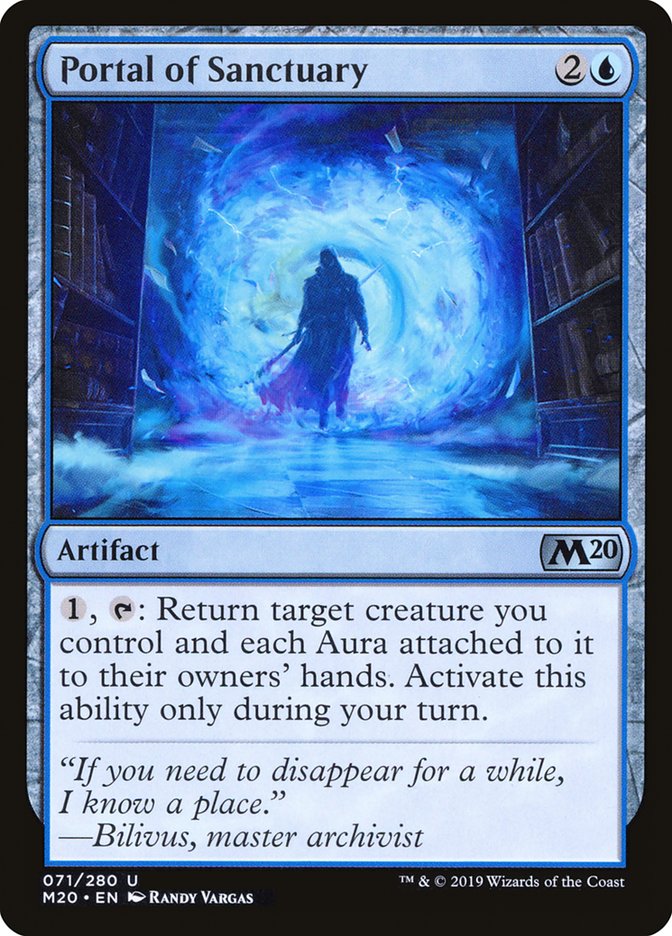 Portal of Sanctuary – Uncommon Magic: The Gathering card from Core Set 2020 (#71)