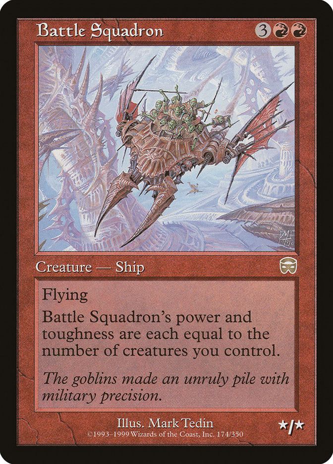Battle Squadron – Rare Magic: The Gathering card from Mercadian Masques (#174)