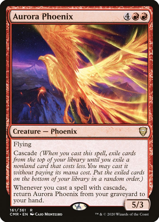 Aurora Phoenix – Rare Magic: The Gathering card from Commander Legends (#161)