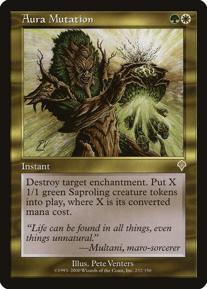 Aura Mutation – Rare Magic: The Gathering card from Invasion (#232)