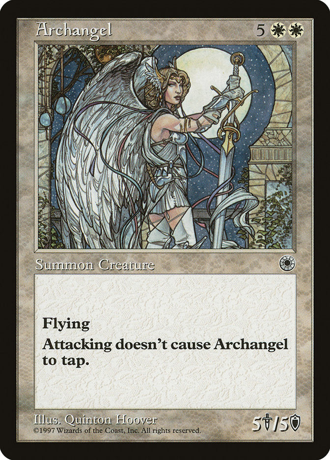 Archangel – Rare Magic: The Gathering card from Portal (#3)