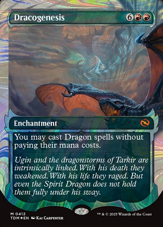 Dracogenesis – Mythic Magic: The Gathering card from Tarkir: Dragonstorm (#412)