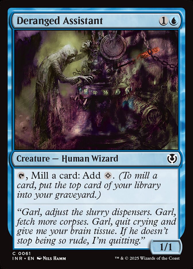 Deranged Assistant – Common Magic: The Gathering card from Innistrad Remastered (#61)