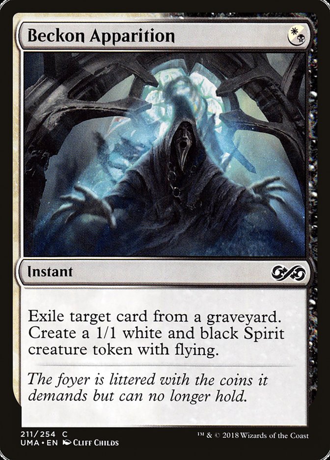 Beckon Apparition – Common Magic: The Gathering card from Ultimate Masters (#211)