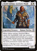 Abdel Adrian, Gorion's Ward – Uncommon Magic: The Gathering card from Commander Legends: Battle for Baldur's Gate (#2)