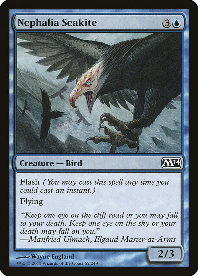 Nephalia Seakite – Common Magic: The Gathering card from Magic 2014 (#65)