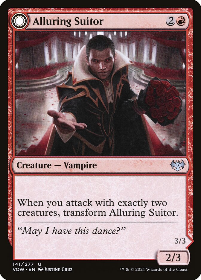 Alluring Suitor // Deadly Dancer – Uncommon Magic: The Gathering card from Innistrad: Crimson Vow (#141)