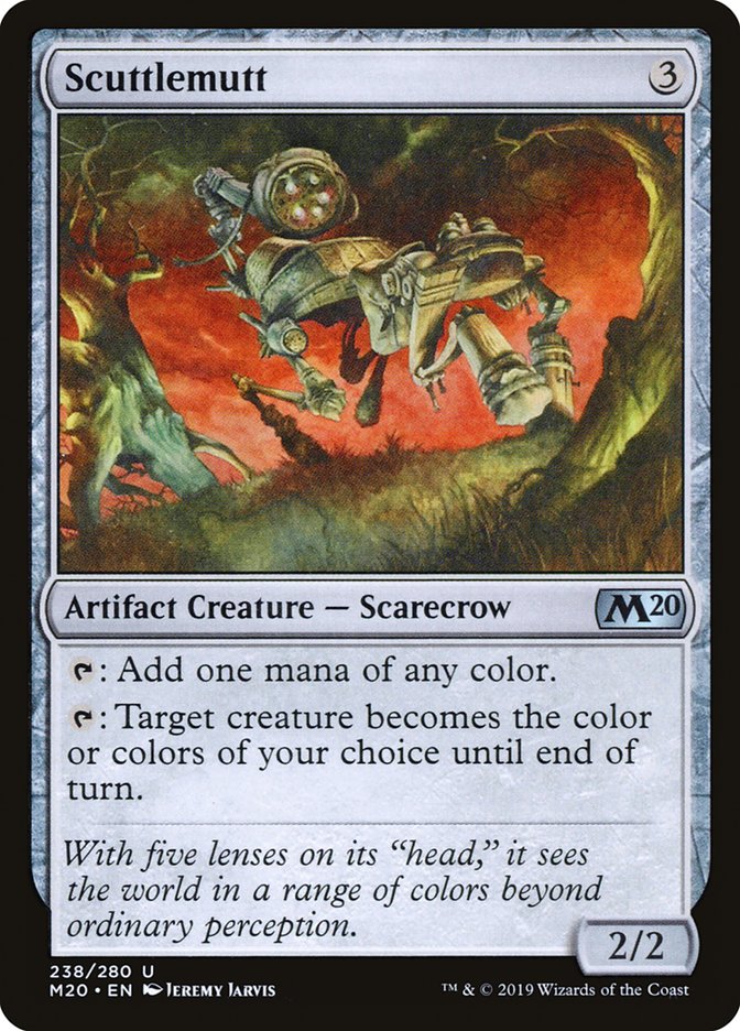 Scuttlemutt – Uncommon Magic: The Gathering card from Core Set 2020 (#238)