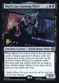 Black Cat, Cunning Thief – Rare Magic: The Gathering card from Marvel's Spider-Man Promos (#52s)