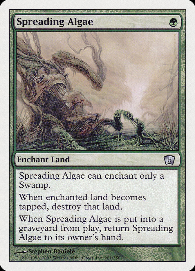Spreading Algae – Uncommon Magic: The Gathering card from Eighth Edition (#281)