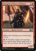 Paragon of Fierce Defiance – Uncommon Magic: The Gathering card from Magic 2015 (#158)