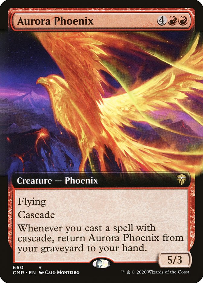 Aurora Phoenix – Rare Magic: The Gathering card from Commander Legends (#660)
