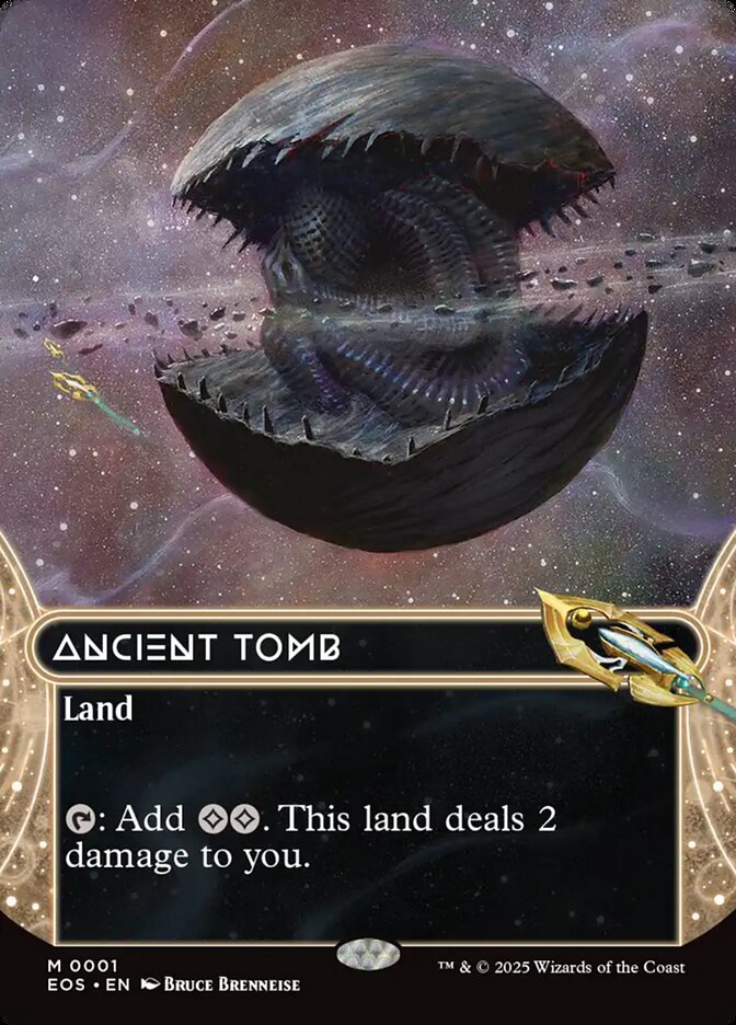 Ancient Tomb – Mythic Magic: The Gathering card from Edge of Eternities: Stellar Sights (#1)