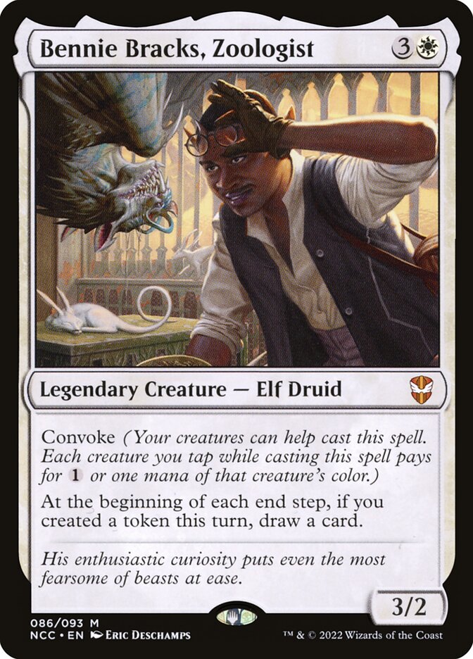 Bennie Bracks, Zoologist – Mythic Magic: The Gathering card from New Capenna Commander (#86)