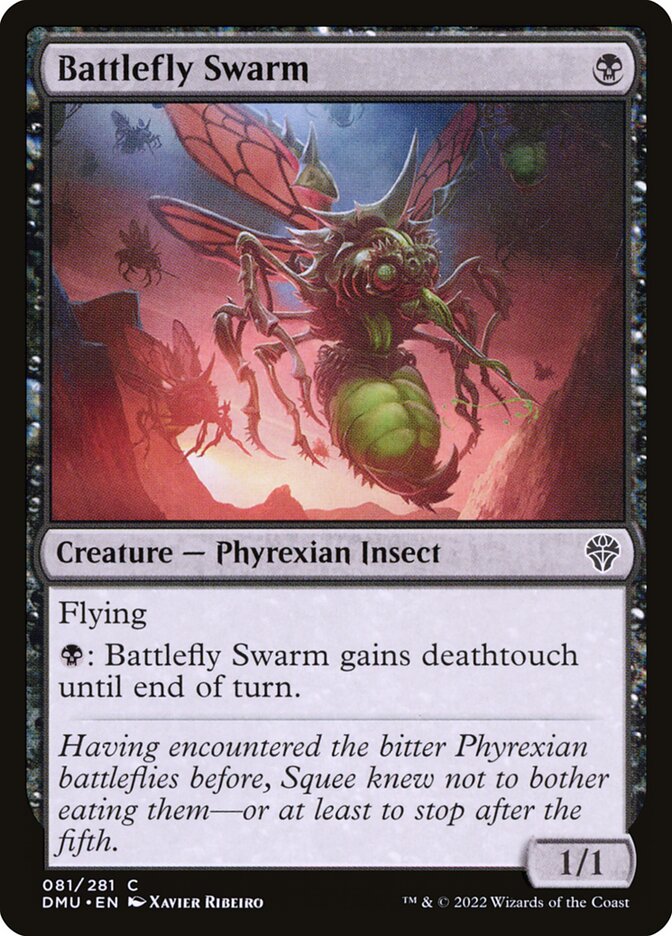 Battlefly Swarm – Common Magic: The Gathering card from Dominaria United (#81)