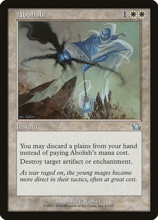 Abolish – Uncommon Magic: The Gathering card from Prophecy (#1)