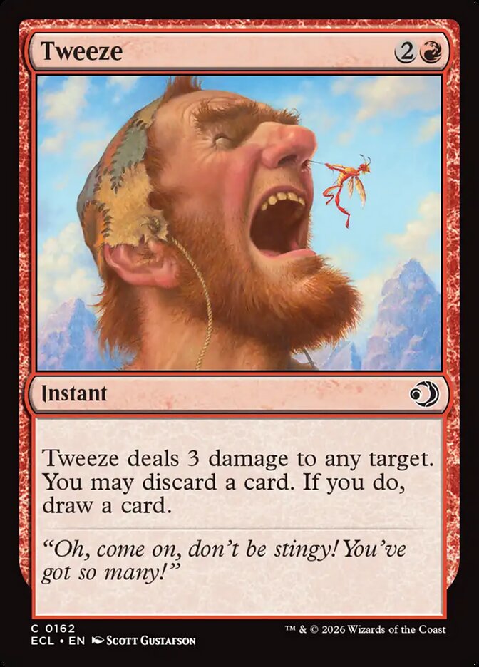 Tweeze – Common Magic: The Gathering card from Lorwyn Eclipsed (#162)