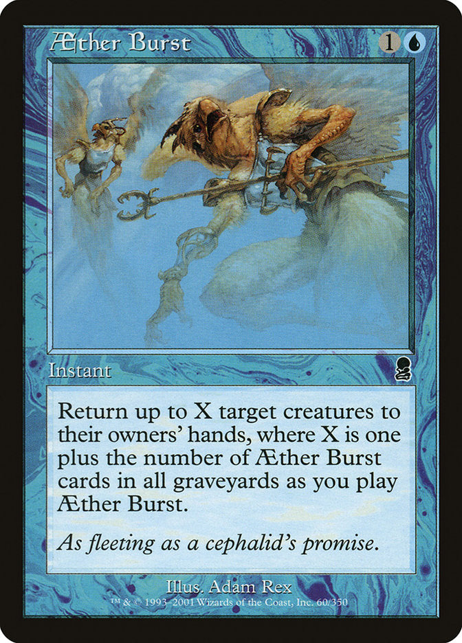 Aether Burst – Common Magic: The Gathering card from Odyssey (#60)