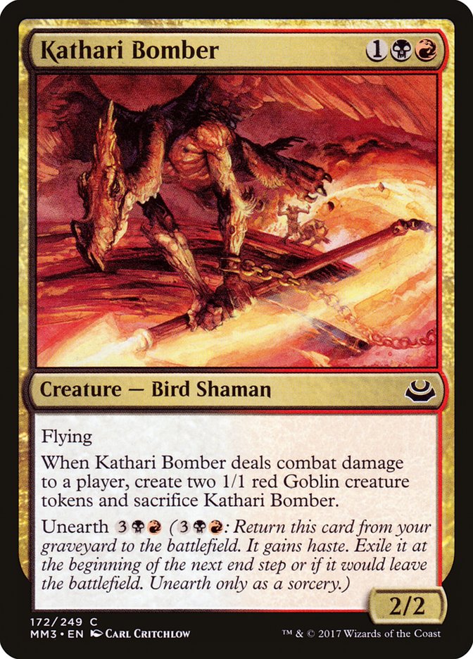 Kathari Bomber – Common Magic: The Gathering card from Modern Masters 2017 (#172)