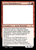 Azra Matchthrower – Common Magic: The Gathering card from Unknown Event (#CR04a)