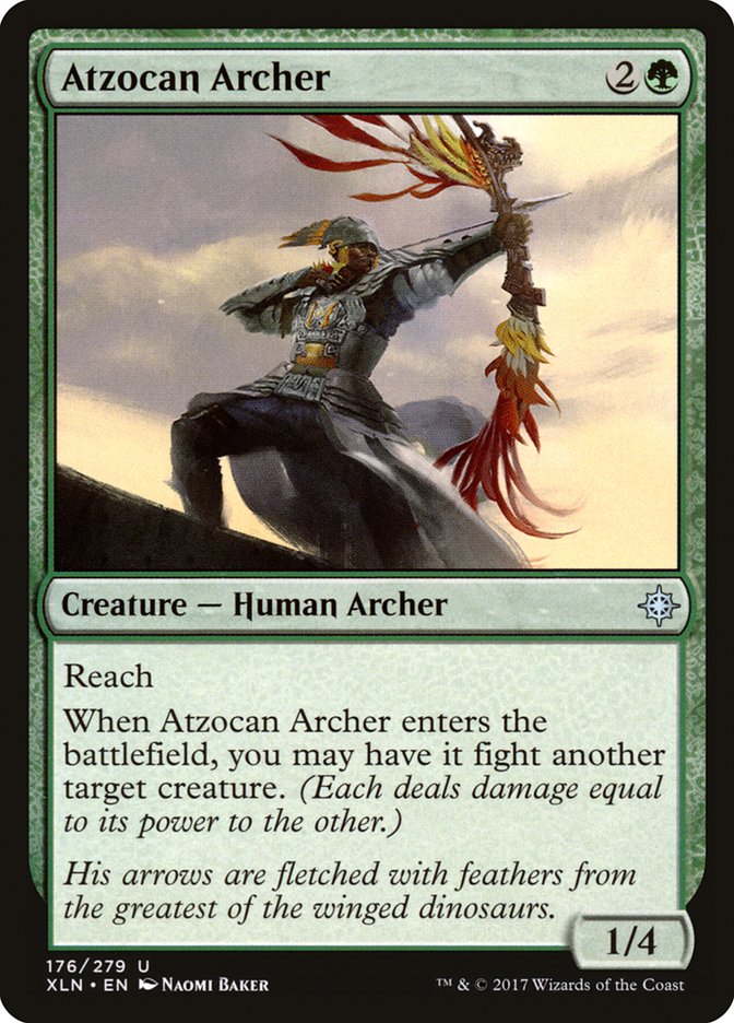 Atzocan Archer – Uncommon Magic: The Gathering card from Ixalan (#176)