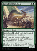 Battlefront Krushok – Uncommon Magic: The Gathering card from Ravnica: Clue Edition (#157)