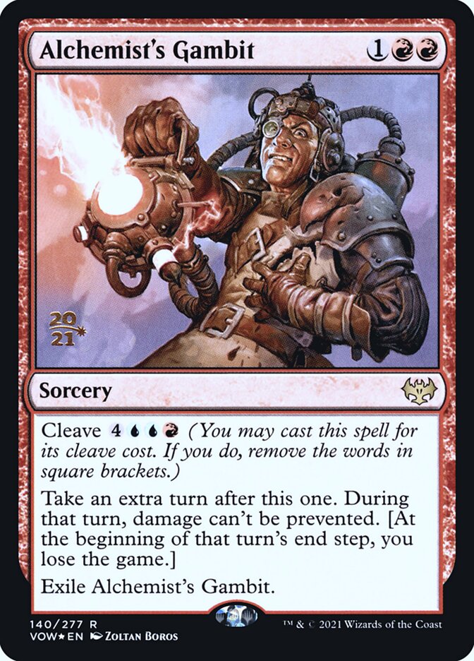 Alchemist's Gambit – Rare Magic: The Gathering card from Innistrad: Crimson Vow Promos (#140s)