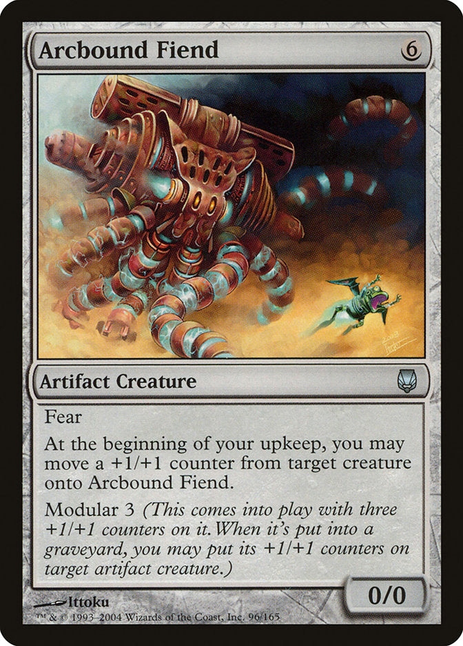 Arcbound Fiend – Uncommon Magic: The Gathering card from Darksteel (#96)