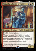 Agrus Kos, Spirit of Justice – Mythic Magic: The Gathering card from Murders at Karlov Manor Promos (#184p)