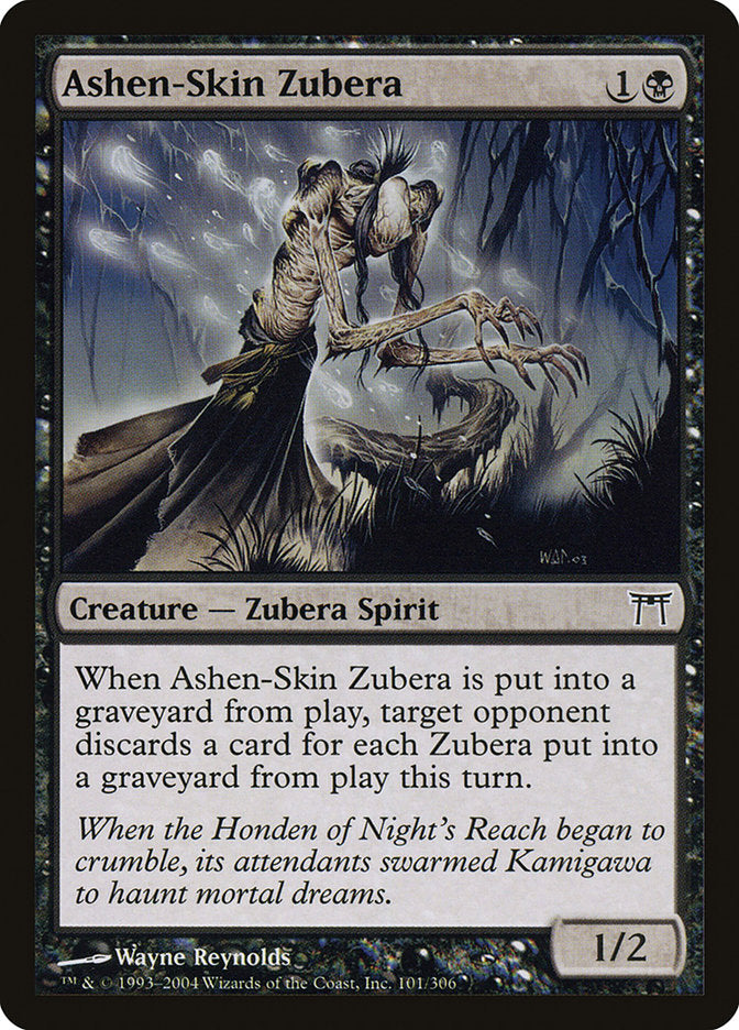 Ashen-Skin Zubera – Common Magic: The Gathering card from Champions of Kamigawa (#101)