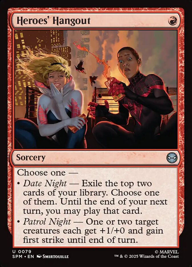 Heroes' Hangout – Uncommon Magic: The Gathering card from Marvel's Spider-Man (#79)