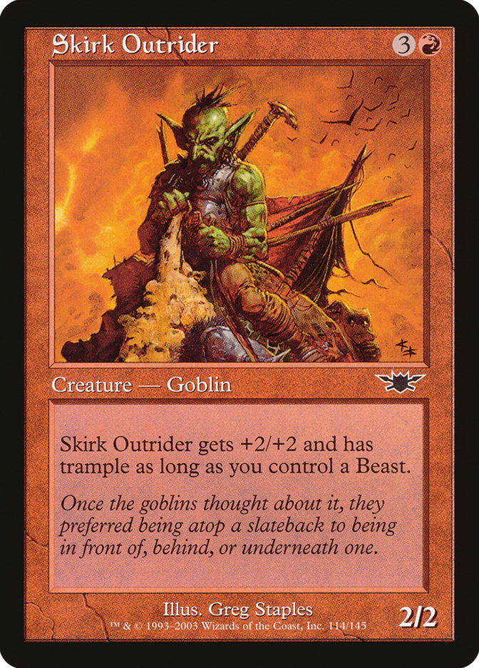 Skirk Outrider – Common Magic: The Gathering card from Legions (#114)