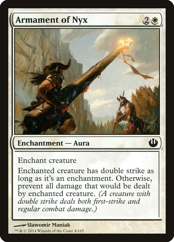 Armament of Nyx – Common Magic: The Gathering card from Journey into Nyx (#4)