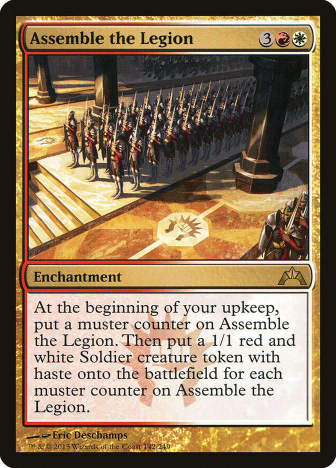 Assemble the Legion – Rare Magic: The Gathering card from Gatecrash (#142)