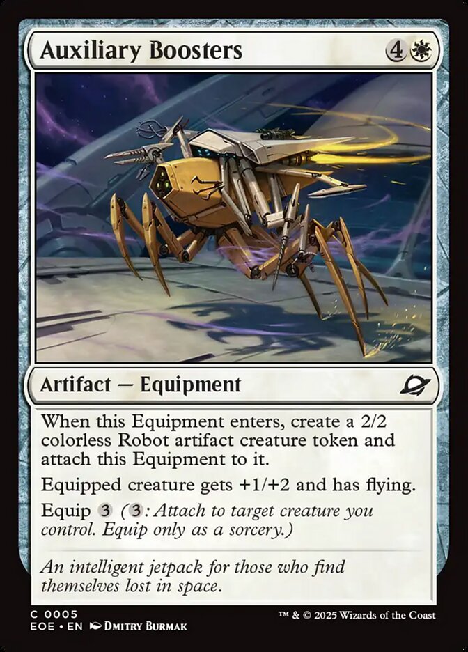 Auxiliary Boosters – Common Magic: The Gathering card from Edge of Eternities (#5)