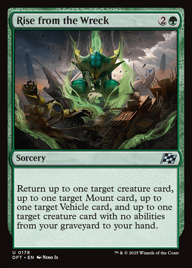 Rise from the Wreck – Uncommon Magic: The Gathering card from Aetherdrift (#178)