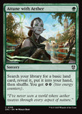 Attune with Aether – Common Magic: The Gathering card from Aetherdrift Commander (#109)
