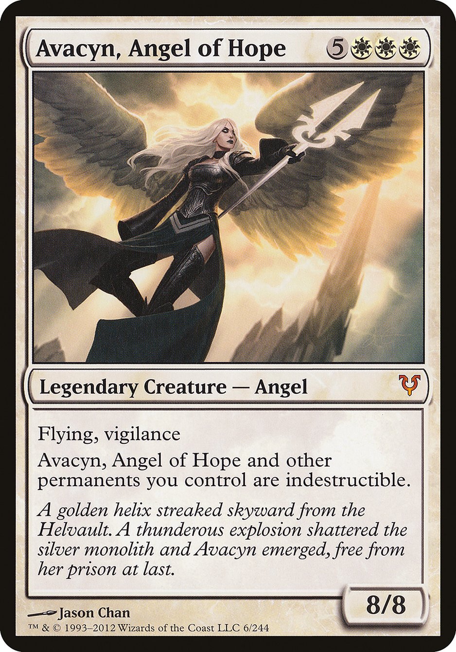 Avacyn, Angel of Hope – Mythic Magic: The Gathering card from Open the Helvault (#6)