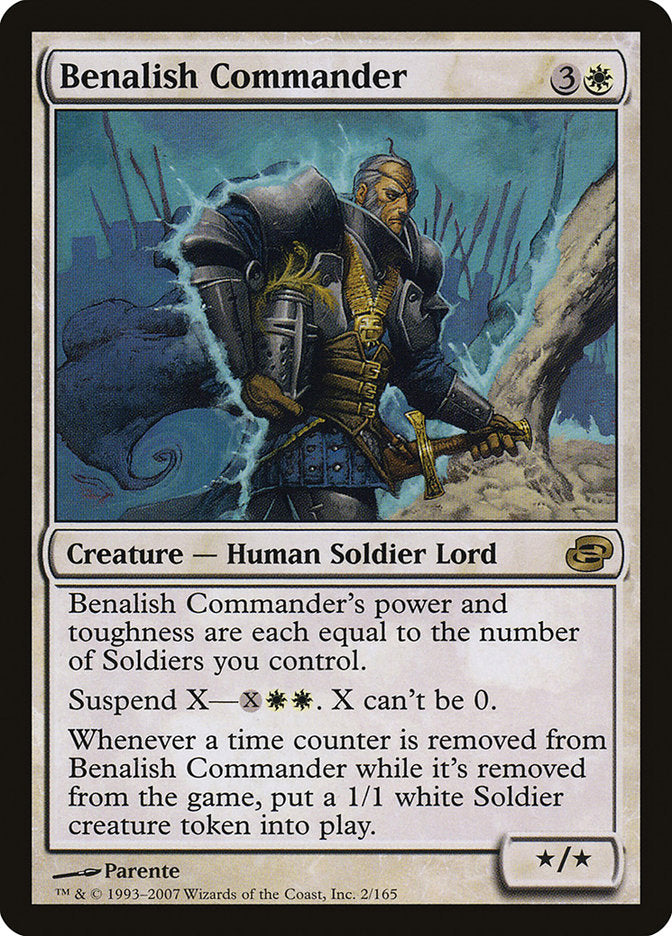 Benalish Commander – Rare Magic: The Gathering card from Planar Chaos (#2)