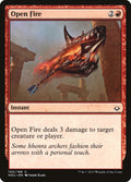 Open Fire – Common Magic: The Gathering card from Hour of Devastation (#105)